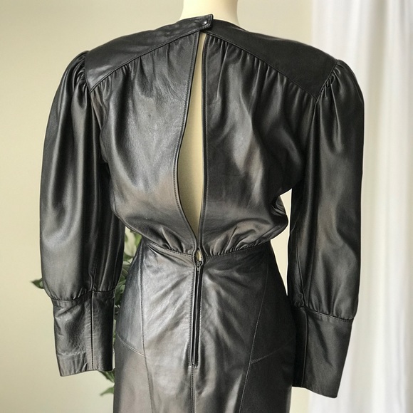 VTG Michael Hoban For North Beach Leather Dress - Picture 9 of 14